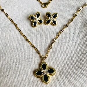Flower Jewelry Set